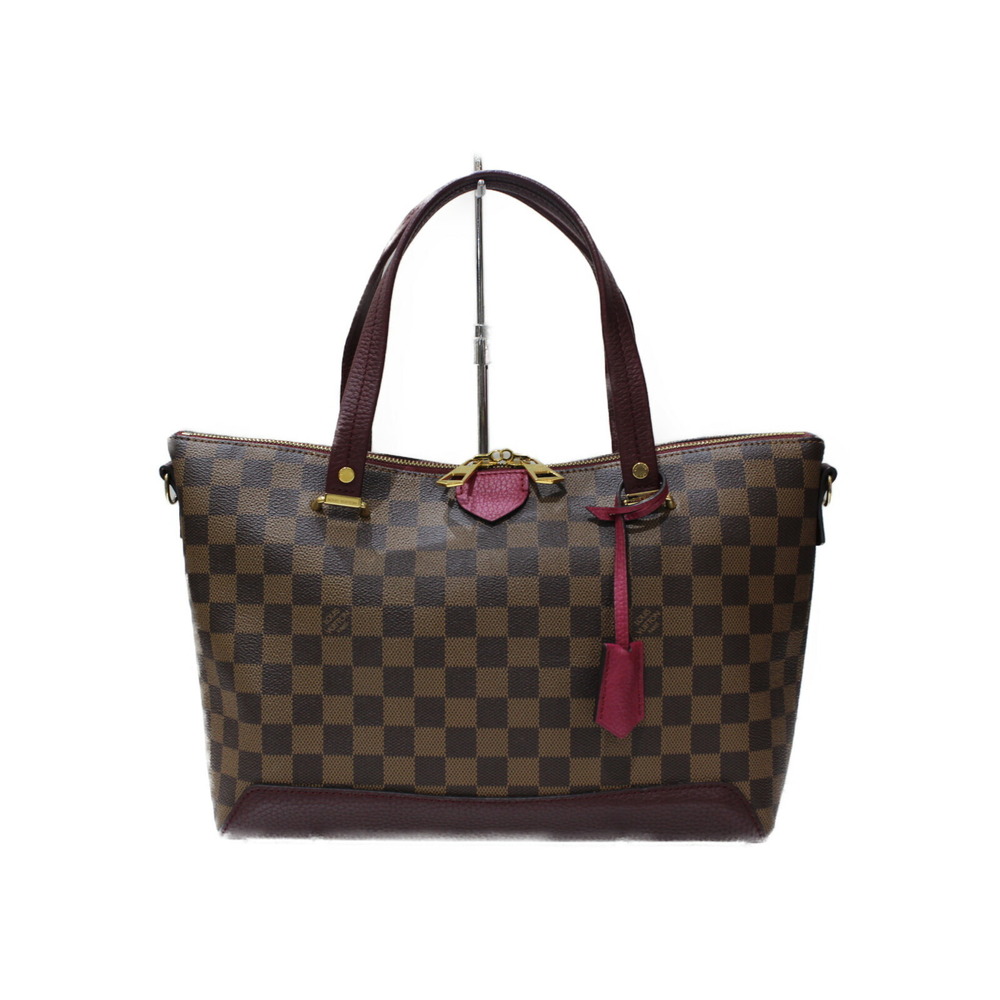 Louis Vuitton Hyde Park Damier Fuchsia Handbag Shoulder Bag strap